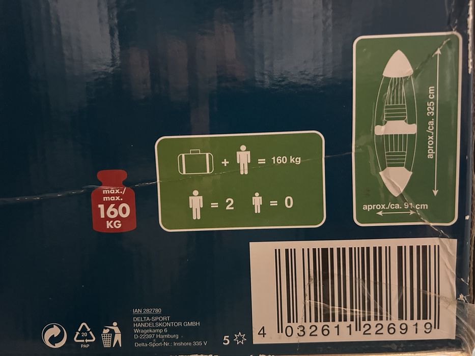 Kayak / canoa p/ 2 pessoas *NOVO*