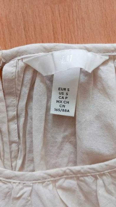H&M długa haftowana sukienka boho 40/42