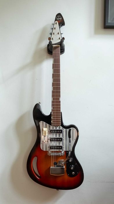 1964-5 Teisco TG-64 sunburst Japan Jaguar offset MIJ