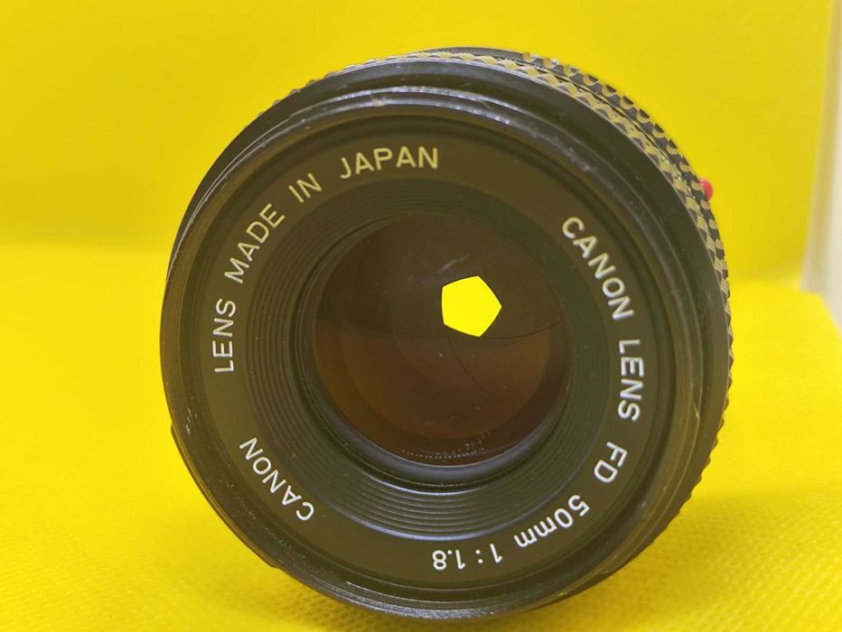 Canon AE-1 + Lente 50mm f/1.8 – Tudo a funcionar