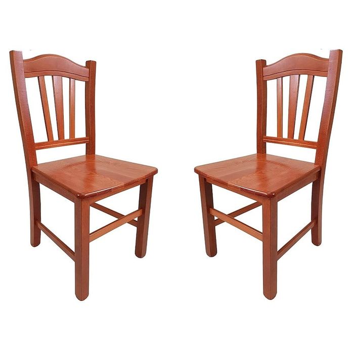 Cadeiras pack 6 -madeira maciça