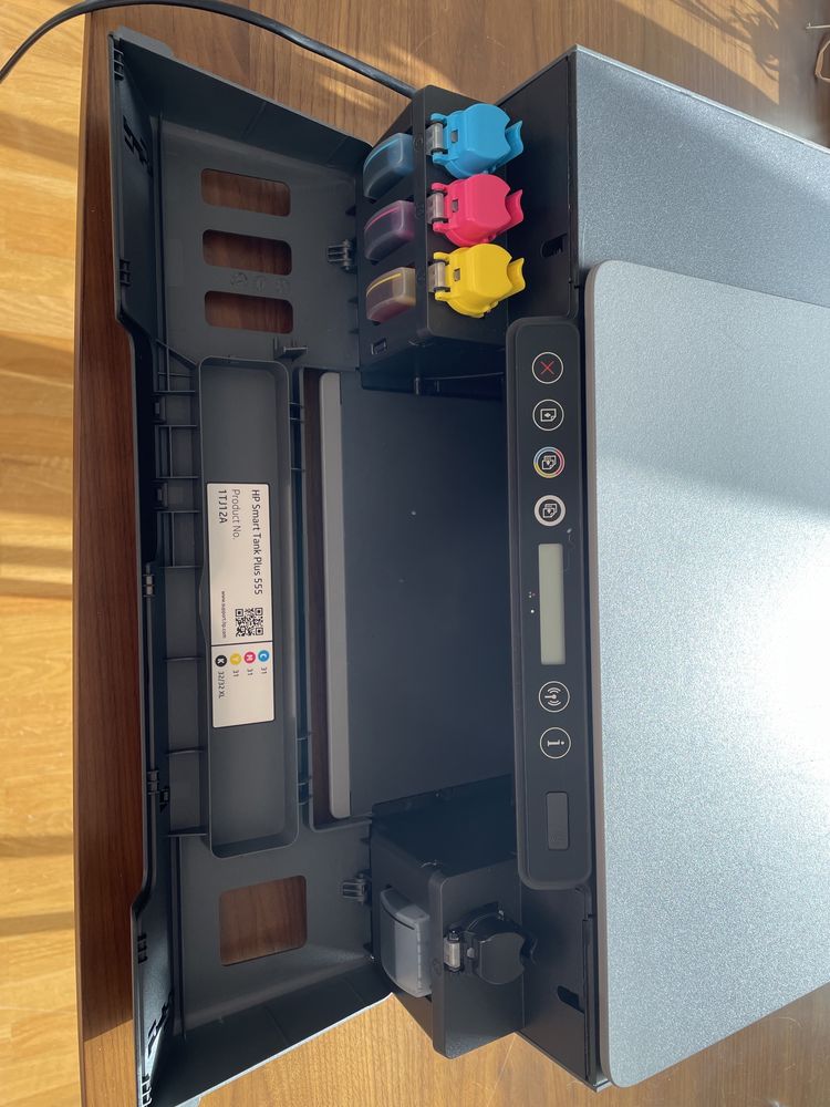 Impressora hp smart tank plus 555 alg s linda a velha e cruz quebrada