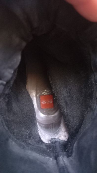 Buty botki na obcasie Hugo Boss roz.37 skóra  czarne  kozaki