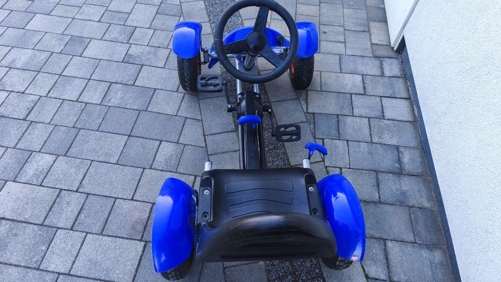 Gokart na pedały Niebieski