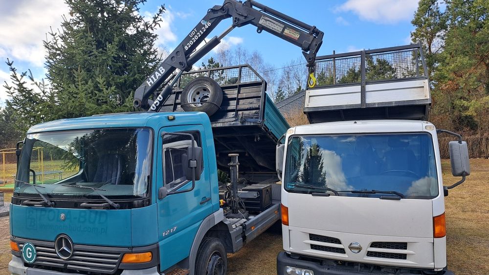 Wywrotka piach żwir ziemia tłuczń transport hds Warszawa