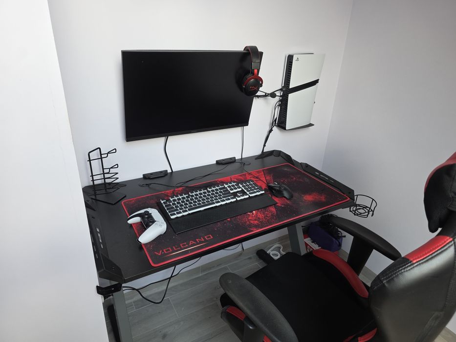 Zestaw PS 5 Pro + monitor+ biurko + fotel