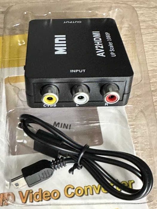 NOVO - Adaptador AV/RCA para HDMI