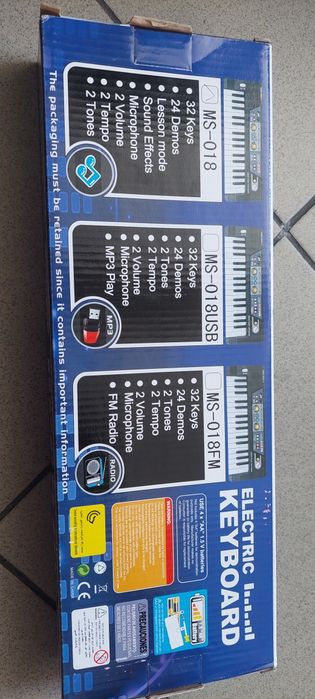 Zabawka organki dziecięce na baterie keyboard