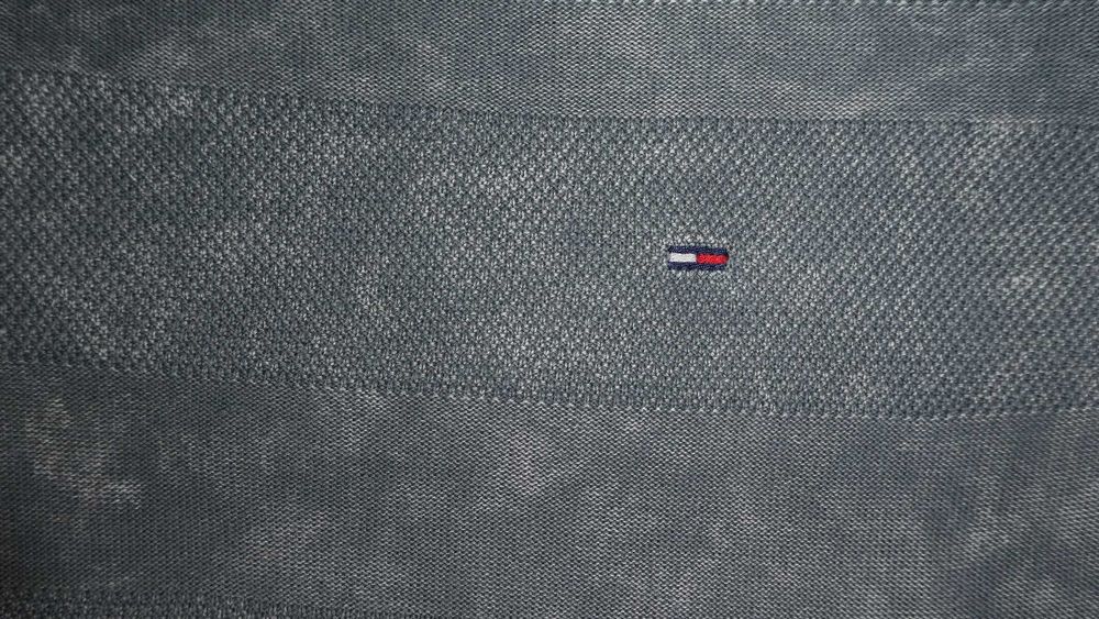 TOMMY HILFIGER sweter męski szary j.nowy S/M