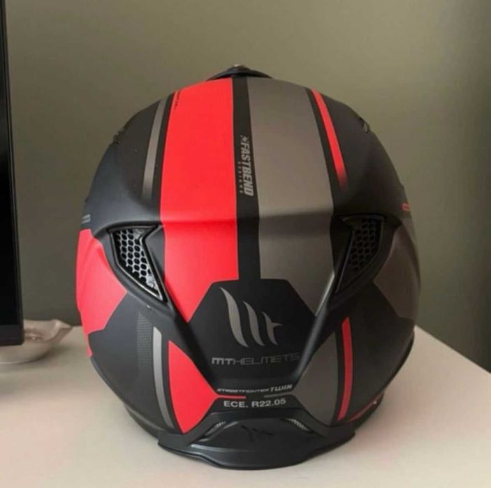 Capacete com duas viseiras e pala para sol. Não respondo a SMS