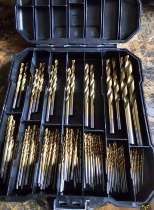 Сверла по металлу Свердло сверла по дереву сверло (титан). 99шт