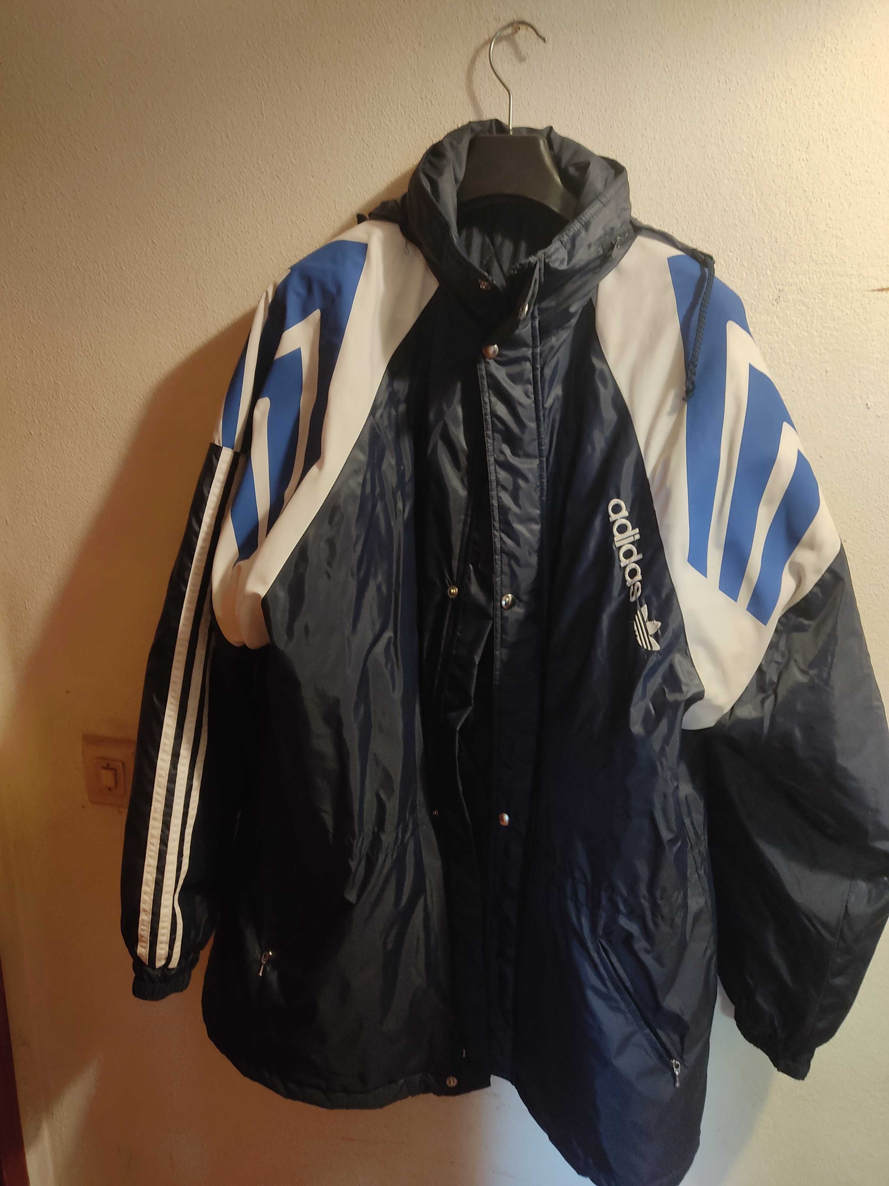 Casaco adidas azul e branco sales