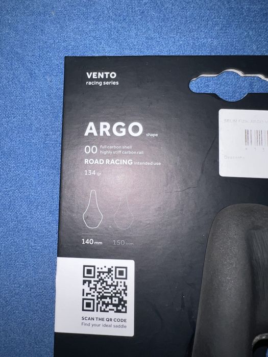 Banco selim fizik Argo carbono