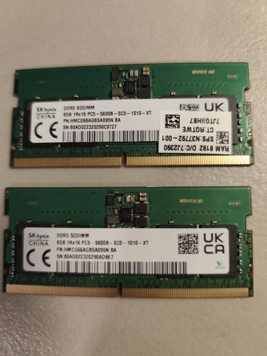 SK Hynix DDR5 2x8gb komplet 16gb