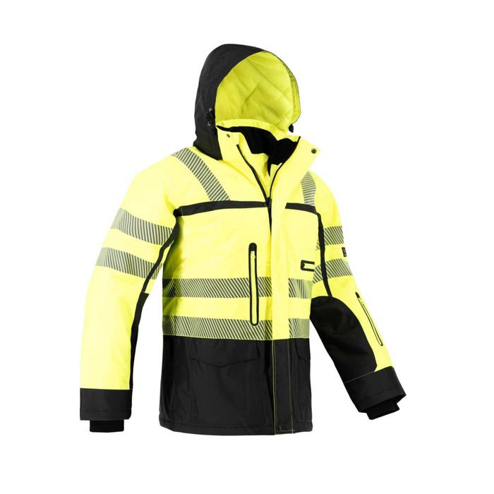 Kurtka ROBOCZA OCIEPLANA żólta Ostrzegawcza Rozmiar L