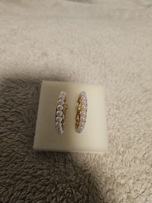 Nowe kolczyki kółka.