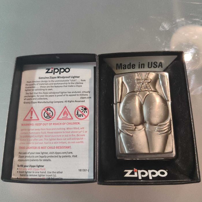 Zippo Bondage Girl Emblem