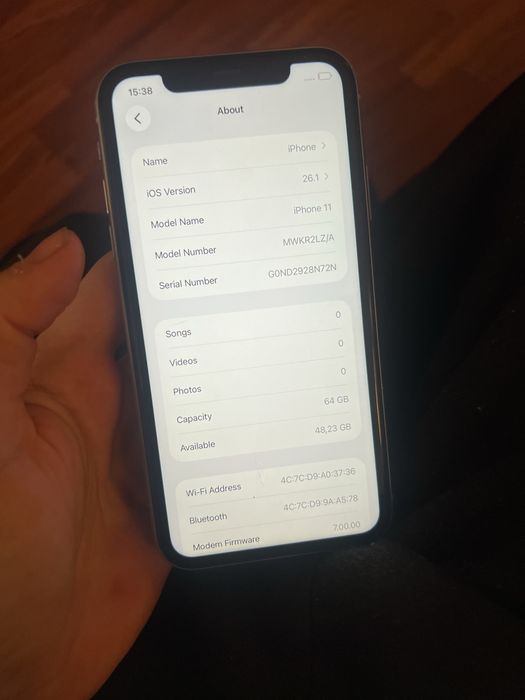 Iphone 11 64/gb neverlock