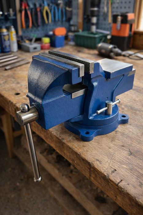 Imadło ślusarskie z kowadłem obrotowe 360 stopni mocne