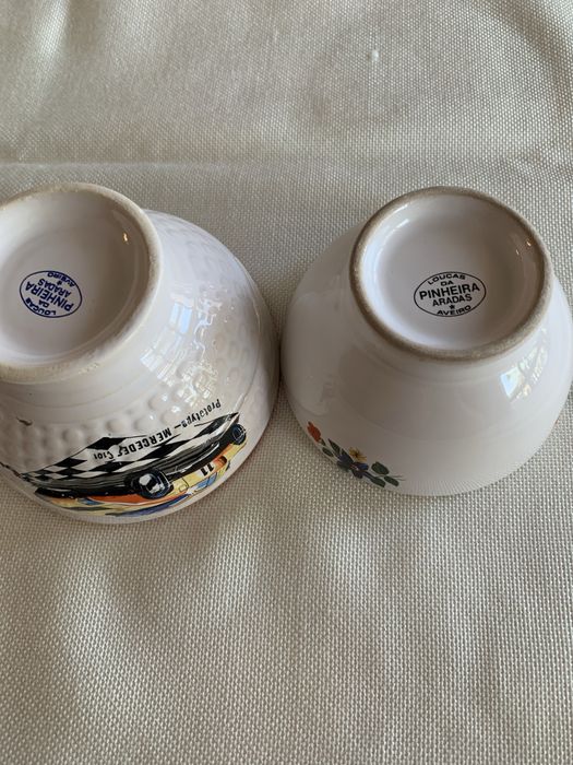 2 tigelas das  louças da Pinheira- Aveiro