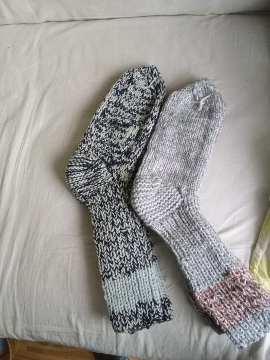 Ręcznie robione Skarpety wełniane cena za parę