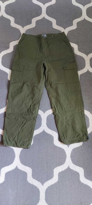 Męskie bojówki zielone