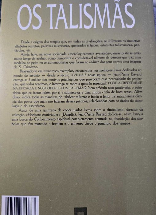 Os Talismãs: Psicologia e poderes dos símbolos pr - Jean-Pierre Bayard