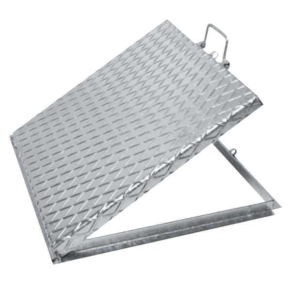 Tampa de inspeção de poço em aço galvanizado