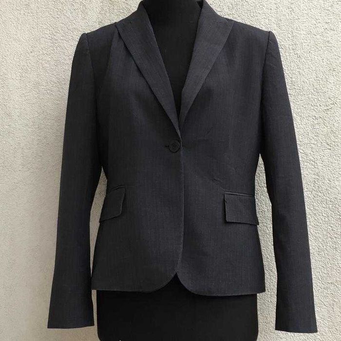 Сірий жіночий піджак жакет «Calvin Klein» (розмір 12)