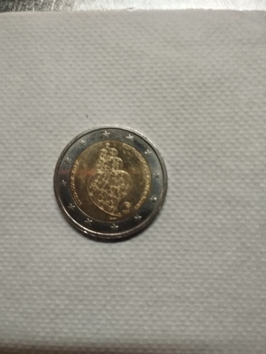 Moeda de 2 euros com o coração faço u desconto agora 300 eurode viana
