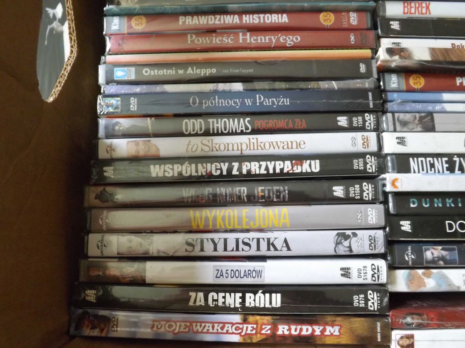 Kolekcja dla kolekcjonera 100 tytułów dvd w folii