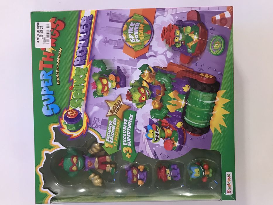 Super Things Super Zings Rival of Kaboom Spike Roller