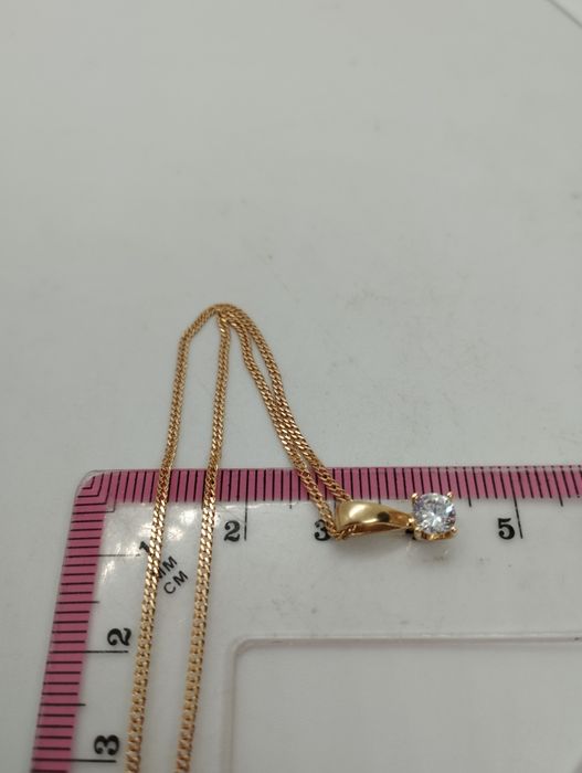 Золотая цепочка с кулончиком 2.63 грамма 50 см