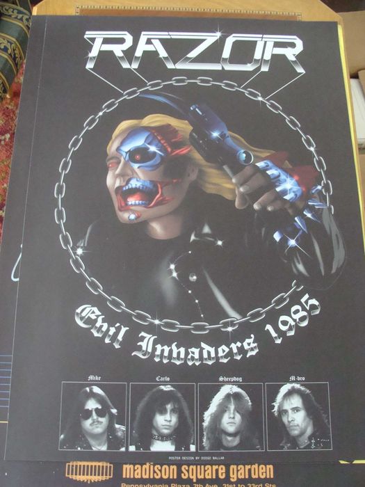 Razor - Evil Invaders poster