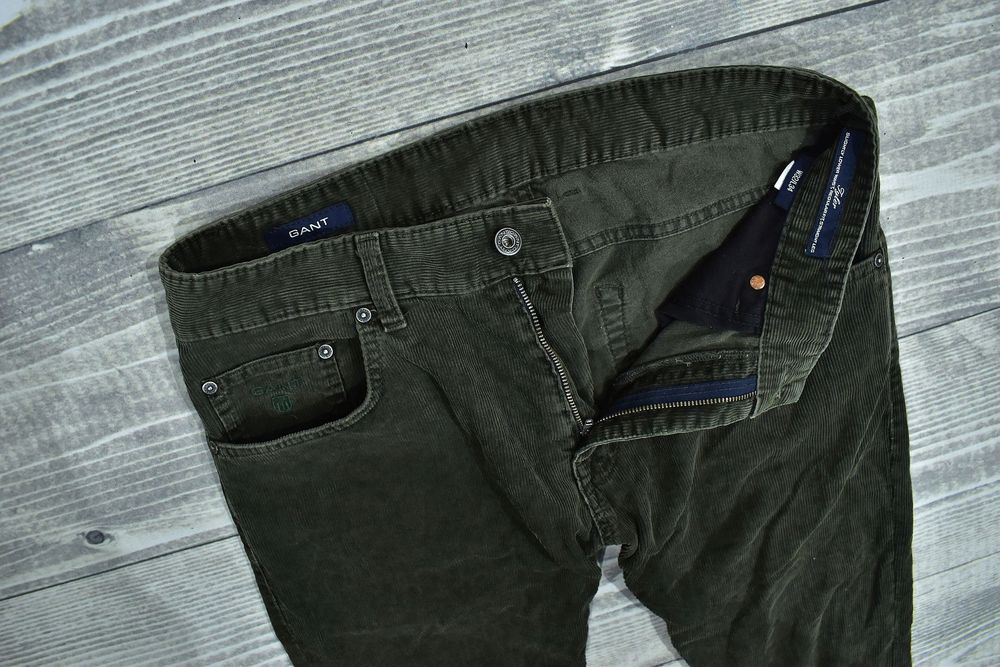 Gant Tyler Sztuksowe Spodnie Męskie Straight W32 L34