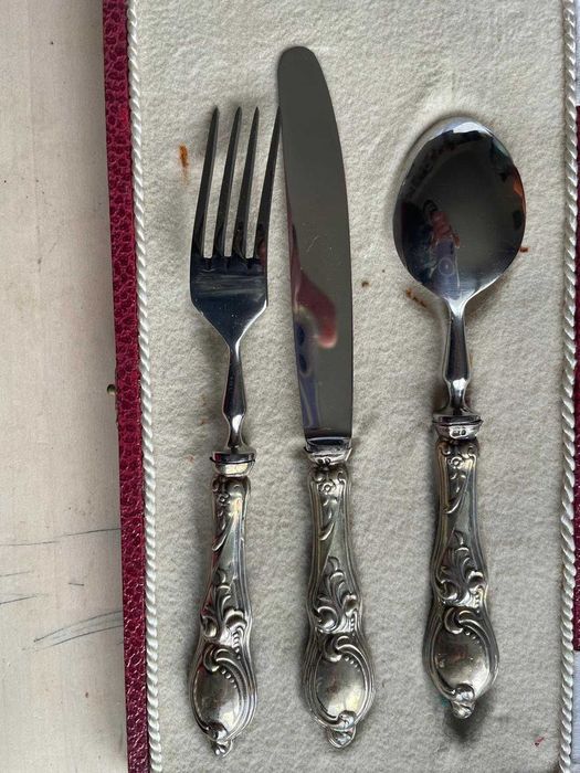 3 Talheres em Prata muito antigos