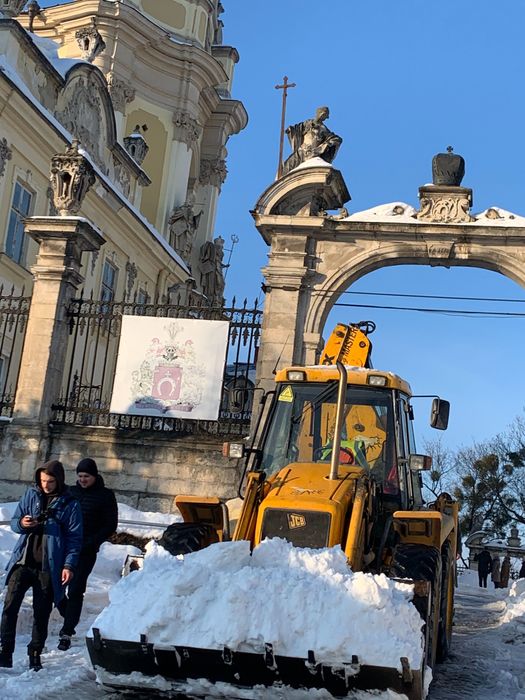 Чистка прибирання вивіз сніг снігу екскаватор самоскид угоди пдв фоп