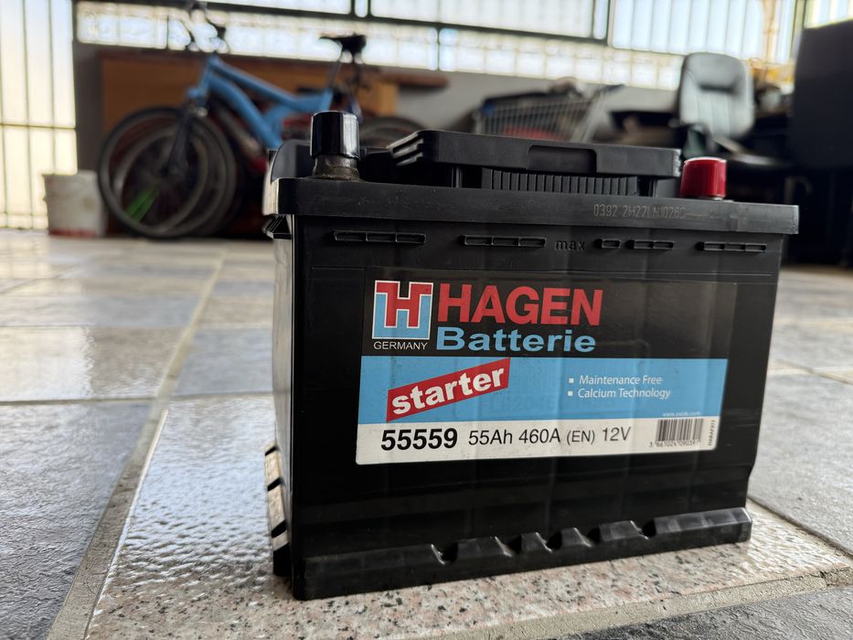 Baterias novas e usadas