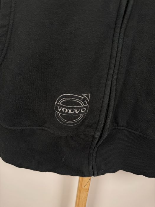 Volvo męska czarna bluza z kapturem rozsuwana oversize XXL