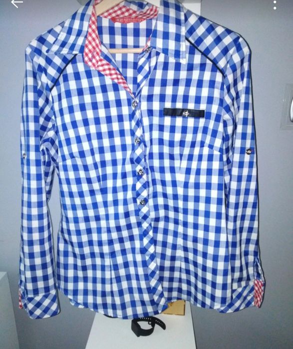 Koszula w kratkę r 40