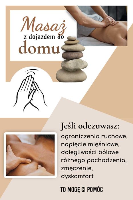 Masaż z dojazdem na terenie Poznania i okolic