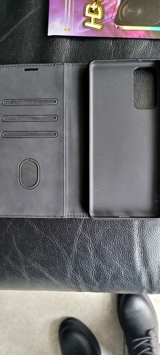 Etui S20 FE 5G  samsung czarne+szkło ochronne