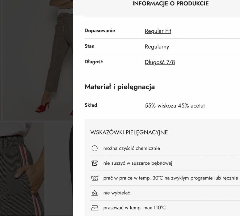 Spodnie Patrizia Pepe rozm. L