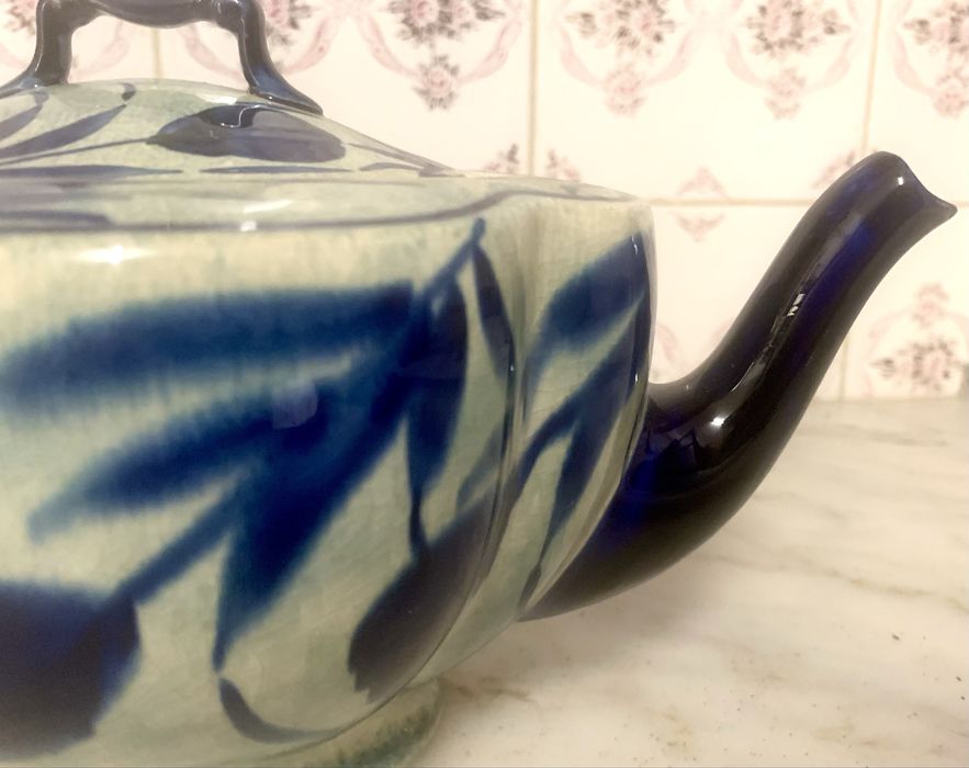 Grande bule Em faiança português Gilman & Ctª - Sacavém