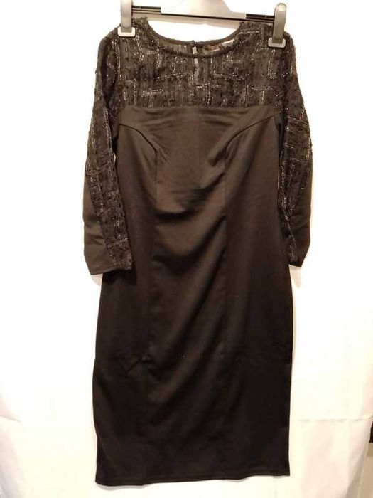 Sukienka ołówkowa czarna 36/38