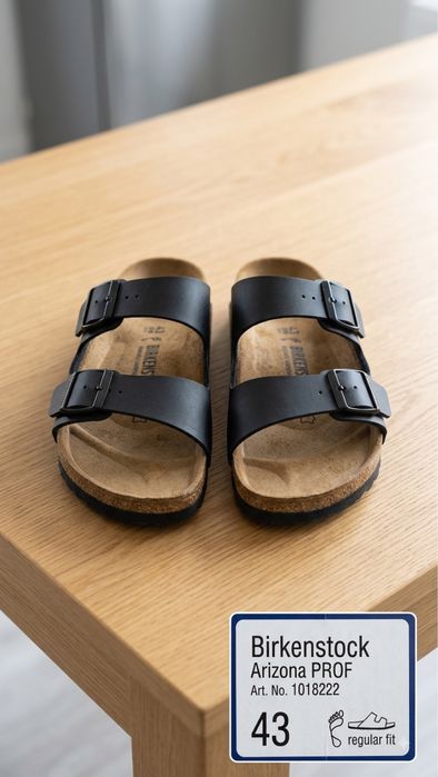Birkenstock Arizona PROF Pretas (Tam. 43) – Novas na Caixa (Sola Super-Grip)
