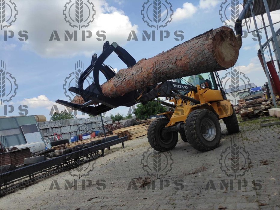 Chwytak do drewna XXL Manitou, JCB, Volvo