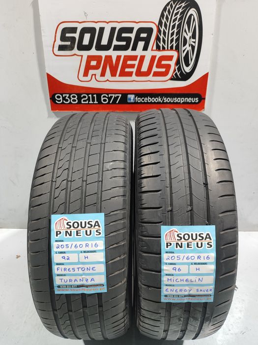 2 pneus 205-60R16 Impares - Oferta da entrega