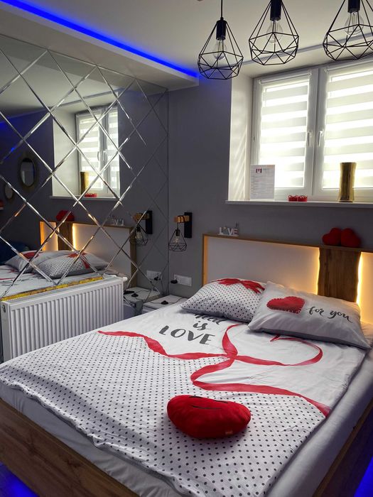 Apartament "Love" Centrum z dużą wanną dla Dwojga Gniezno
