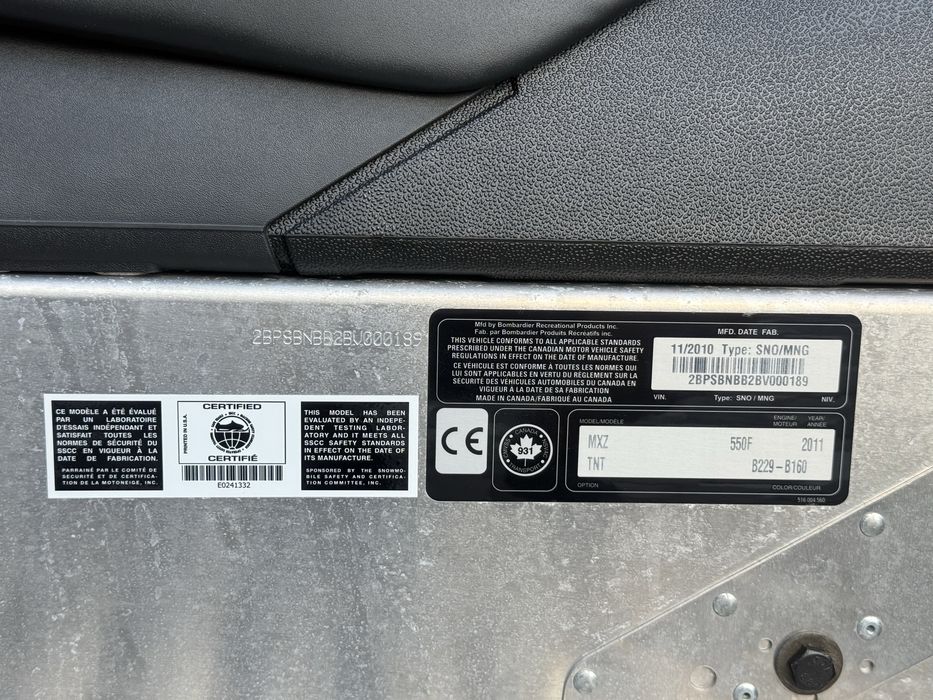 Снегоход BRP Rotax 550f